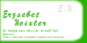 erzsebet weixler business card